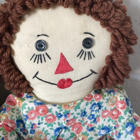 Floral Rag Dolls Set - Raggedy Ann and Andy - Picture 3 of 6